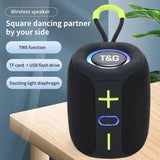 2023 T&G Mini Bluetooth Speaker Portable Speaker Wireless Connection Outdoor Sport Audio Stereo Support TF FM Card Car Audio