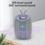 2023 T&G Mini Bluetooth Speaker Portable Speaker Wireless Connection Outdoor Sport Audio Stereo Support TF FM Card Car Audio