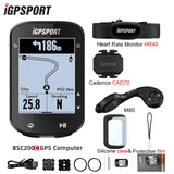 BSC200C iGPSPORT BSC200 C ANT+ GPS Bicycle Computer Route Navigation Wireless Speedometer Support Powermeter Cycg Odometer