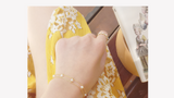 Double row bracelet