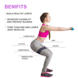 3pcs Resistance Bands For Legs And Butt, Fabric Exercise Bands With 3 Resistance Level