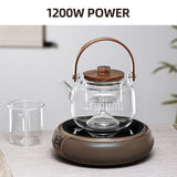 1200W Multifunctional Ceramic Maker - Electric Tea Stove for Household Tea Set