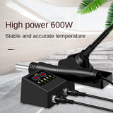 Rework Soldering Station 2 In1 Soldering Iron Lcd Digital Display Welding Station For SMD PCB IC Repair EU Plug