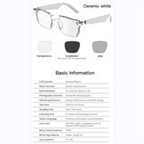 G09 Smart Glasses Wireless Bluetooth-compatible IP65 Waterproof Smart Devices Voice Assistant Anti-blue Light Glasses