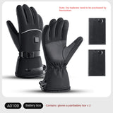 Winter Outdoor Smart Cycg Cold Sports Electric Heating Temperature Control Motorcycle Gloves