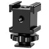 Cold Hot Shoe Extension Bracket Extension Mount With Triple Cold Shoe Mount For Video Cameras Or DSLR Camera Replacement Parts