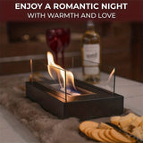 1pc Portable Tabletop Fireplace - Perfect for Indoor and Outdoor Use, Adds Warmth and Ambiance to Any Space, Ideal for Patio, Balcony, Living Room, and Camping Gatherings