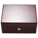 Size Wood Lacquered Glossy Single Watch Box with PU Leather Cushion