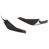 Front Bumper Side Lip Splitter Perfect Fit Smooth Carbon Fiber Front Lip Spoiler for Car
