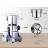 220V 800g 1400W Stainless Steel Grains Spice Household Electric Medicinal Material Crusher Ultra-fine Soybean Grinder