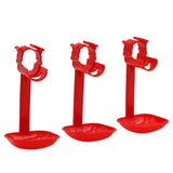 20Pcs Chicken Water Cups Bird Quail Duck Drinker Hanging Cup Drinking Fountains Poultry Drinker Feeder Watering Supplies