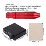 Tattoo Machine Kit Liner Shader Clip Cord LED Power Supply Foot Pedal Tattoo Machine Pen 100‑230V