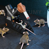 Home Smart Automatic Rat Kit Humane Mousetrap Mouse Trap hine Rodent Killer Non-Poisonous Killing Mice Controller