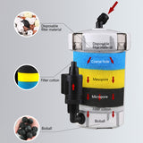 HW-602/HW-603 Super Quiet Aquarium Bucket Fish Tank External Filter Canister with Sponge Replacement Accessories For Home