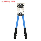 HX-50B Battery Cable Lug Crimping Tool Wire Crimper Hand Ratchet Terminal Crimp Pliers For 6-50mm2 1-10AWG With SC Terminals