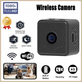 AEVYVKV Wireless WiFi Remote Monitor Mini Tiny Home IP Camera With Built-In In Super-Long Battery Life