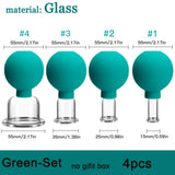 Rubber Face Massager Vacuum Eye Skin Lifting Facial Cups Anti Cellulite Jar Anti-Wrinkle Cupping Therapy Beauty Tool