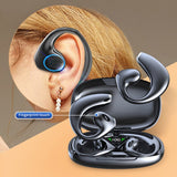 JR02 Wireless Bluetooth Earphones Are Designed For Outdoor Use With No In Ear Two Ear Loop And Long Lasting Battery Life