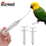 20ml/50ml Parrot Feeding Syringe Adjustable Baby Bird Feeder Hand-raised Breast Feeder Bird Supplies