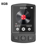 Bluetooth 5.2 Music Stereo Speaker Mini MP3 Player Portable Sport Clip Support E-Book FM Radio Recording