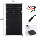 600W 12-18V Flexible Solar Panel with Controller Power Bank - For Laptop, MP3, Phone, Car, RV, Camping & Outdoor