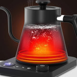 220V 110V 1200W 0.9L Gooseneck pour over coffee with temperature control water tea kettle