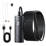 8mm HD WiFi Endoscope Lens 6LED Car Diagnostic Tools Inspection Camera Borescope Scanner 1/3M Cable Auto Accessories