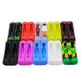 Protective Silicon Case 18650 Battery Silicone Skin Cover Safe Protection Rubber Cases Holder Pack for Sony Samsung vtc4 vtc5 LG he4 Panason 20700 Li ion Batteries