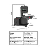 1750RPM Benchtop Mini Band Saw Table-Saw Electric Desktop Saws DIY Cutting Tool Woodworking Lathe hine
