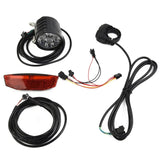 Parts PC+ABS 36V-60V 880-1640mm Cable Set Ebike Taillight 3 Pins Bicycle LED Lamps Front Light