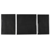 3PCS Center Console Storage Box Cover Trim Carbon Fiber Replacement for Tesla Model 3 2023 Onwards