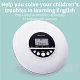 Newly upgraded Walkman portable mini Bluetooth CD player Mp3 multi power charging with stereo headphone shock protection