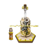 3D Puzzle Cello Wooden Model Kit With Music Box For Adult Hobbyists And DIY Enthusiasts