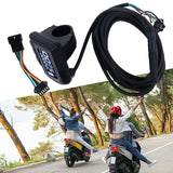 1pc E-Bike EN06 Control Panel 24-48V For Electric Bicycle Scooter 5pin/6pin LCD Display With Adapter Cable Bicicleta