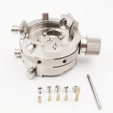 Full Stainless Steel Watch Movement Holder Stand Tools Watchmaker Repairing For ETA 7750 7751 7753 Series