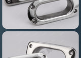 1Yacht cable guide oval square hole, chain anchor rope perforation, marine stainless steel hardware accessories