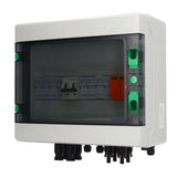 DC500V PV Combiner Box 4 Strings Waterproof Solar Combiner Box with 15A Fuse 63A Surge Arrester