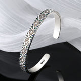 Diamond Inlaid Exotic Style Retro Heavy Industry Bracelet