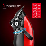 2024NEW WMARK NG-X1 Professional Clippers for Men,10000RPM 9V Motor with Charge Stand,Cordless Cutter Hair Cutting hine