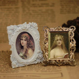 Dollhouse Miniatures 1/12 European Vintage Frame Hanging Famous Painting Mural Wall Picture Photo