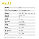 Deity PR-2 Pocket Professional Recorder with Built-in Timecode Digital Multi-Rail Collar Clip Microphones