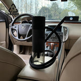 Portable Car Pipes Smoking Grass Hookah Cup with Ceramic Tobacco Bowl Cigarette Holder Narguile Complete Water Bottle