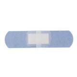 100pcs Metal Fabric Adhesive Bandages Waterproof High Visibility Blue Detectable Plasters for Food Service