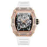 2022 New Fashion Diamond Design Watch Men's ONOLA Casual Waterproof Tape Quartz Watch Relogio Masculino Clock