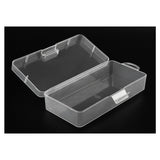 Clear Plastic Jewelry Rectangle Case Box Holder Container 18cm 8.5cm x 4.5cm