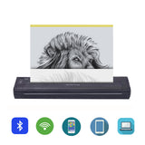 USB Wireless Mini Tattoo Printer Transfer Machine Copier Stencil Maker For Tatu Photos Thermal Transfer Paper Copy Printing