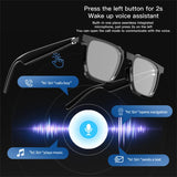 G09 Smart Glasses Wireless Bluetooth-compatible IP65 Waterproof Smart Devices Voice Assistant Anti-blue Light Glasses