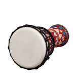 8 Inch Portable African Djembe Hand Drum with Colorful Art Patterns Percussion Musical Instrument