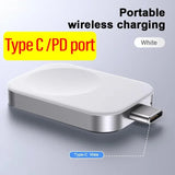 VIKEFON Portable Wireless Apple Watch Magnetic USB Charger For IWatch Series 9 8 7 SE 6 5 4 Fast Charging Station