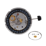 2824-2 Automatic Mechanical Movement Engraved Fish Pattern Watch Accessories Black Calendar
